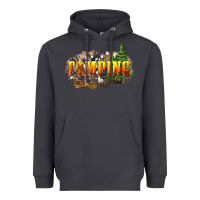 Smoke camping Heavyweight Hoodie - NancyCooperArtShop