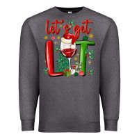 Charcoal Heather let's get lit Premium Sweatshirt - MaliasSmallBusiness