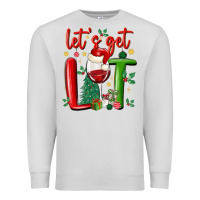 Dove Grey let's get lit Premium Sweatshirt - MaliasSmallBusiness