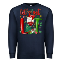 Navy let's get lit Premium Sweatshirt - MaliasSmallBusiness