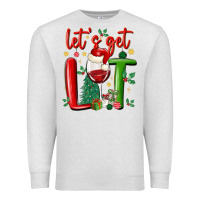 Oatmeal Heather let's get lit Premium Sweatshirt - MaliasSmallBusiness