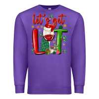 Purple let's get lit Premium Sweatshirt - MaliasSmallBusiness
