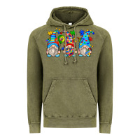 Vintage Olive autism gnomes Vintage Hoodie - Zillion Design Studio