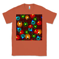 Copper christmas lights seamless pattern Classic Tee - BundleAndBundleShop