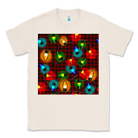 Natural christmas lights seamless pattern Classic Tee - BundleAndBundleShop