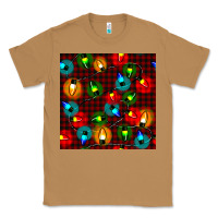 Toasted Coconut christmas lights seamless pattern Classic Tee - BundleAndBundleShop