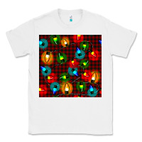 White christmas lights seamless pattern Classic Tee - BundleAndBundleShop