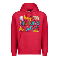 Cardinal happy 100 days of school Premium Hoodie - Artiststas
