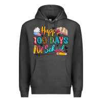 Charcoal Heather happy 100 days of school Premium Hoodie - Artiststas