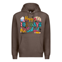 Coffee happy 100 days of school Premium Hoodie - Artiststas