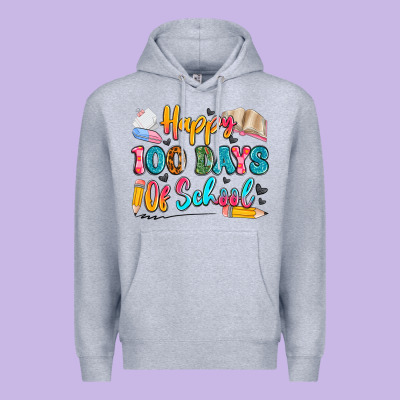 Happy 100 Days Of School Premium Hoodie Designed By Artiststas