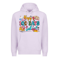 Lilac happy 100 days of school Premium Hoodie - Artiststas