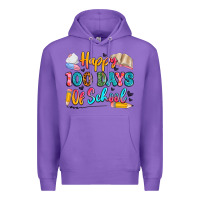 Purple happy 100 days of school Premium Hoodie - Artiststas
