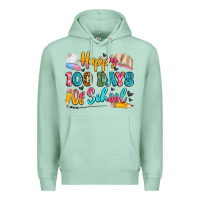 Seafoam happy 100 days of school Premium Hoodie - Artiststas