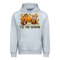 Heather Grey Tis The Season Fall Urban Hoodie - texasbilliewilder