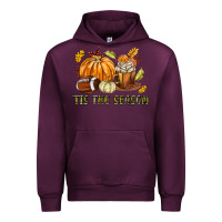 Mauve Wine Tis The Season Fall Urban Hoodie - texasbilliewilder