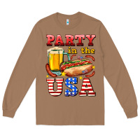 Toasted Coconut party in the usa Long Sleeve Tee - AdoDesignShop