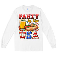 White party in the usa Long Sleeve Tee - AdoDesignShop