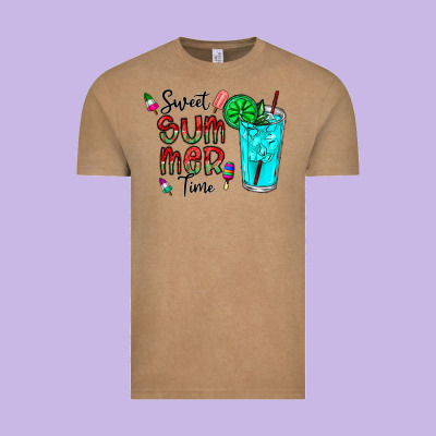 Sweet Summer Time Vintage Tee Designed By Cowhidedigitalart