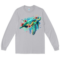 Moon Dust floral turtle Long Sleeve Tee - Jasminsmagicworld