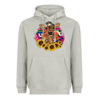 Moon Dust baby cow flower Heavyweight Hoodie - NancyCooperArtShop