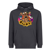 Smoke baby cow flower Heavyweight Hoodie - NancyCooperArtShop
