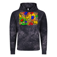 Cloud Black autism background Vintage Hoodie - Zillion Design Studio