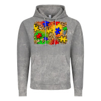 Cloud Rock autism background Vintage Hoodie - Zillion Design Studio