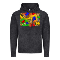Vintage Black autism background Vintage Hoodie - Zillion Design Studio