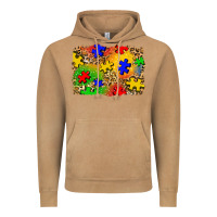 Vintage Camel autism background Vintage Hoodie - Zillion Design Studio