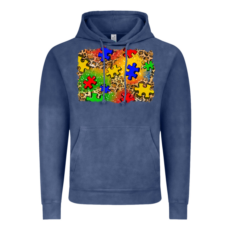 Autism Background Vintage Hoodie by Zillion Design Studio | Teevron