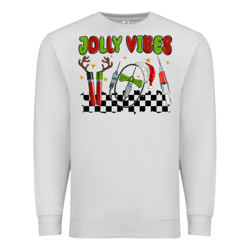 Jolly Vibes Premium Sweatshirt by MaliasSmallBusiness | Teevron
