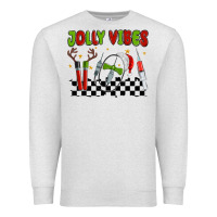 Oatmeal Heather jolly vibes Premium Sweatshirt - MaliasSmallBusiness