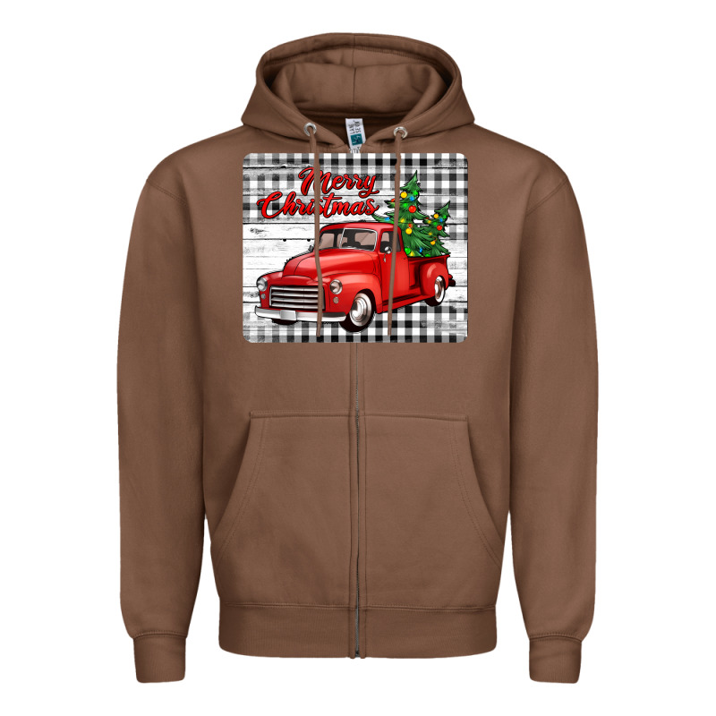 Merry Christmas Mousepad Zipper Hoodie by Jasminsmagicworld | Teevron