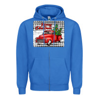 True Royal merry christmas mousepad Zipper Hoodie - Jasminsmagicworld