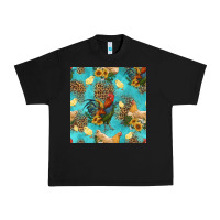 Black poultry animals seamless pattern Urban Heavy Tee - HRA Design Shop