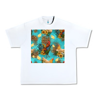 White poultry animals seamless pattern Urban Heavy Tee - HRA Design Shop