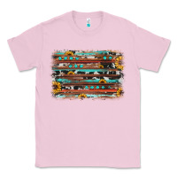 Bubblegum Pink sunflower gemstone background Classic Tee - JahusDesignShop