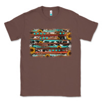 Chestnut sunflower gemstone background Classic Tee - JahusDesignShop