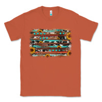 Copper sunflower gemstone background Classic Tee - JahusDesignShop