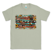 Matcha sunflower gemstone background Classic Tee - JahusDesignShop