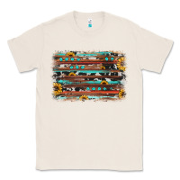 Natural sunflower gemstone background Classic Tee - JahusDesignShop