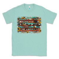 Sunflower Gemstone Background Classic Tee | Teevron