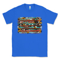 True Royal sunflower gemstone background Classic Tee - JahusDesignShop