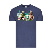 Vintage Denim cow coffee cups Vintage Tee - AdoDesignShop