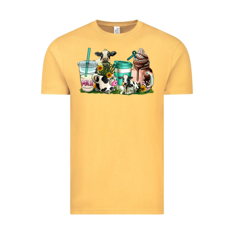 Cow Coffee Cups Vintage Tee by AdoDesignShop | Teevron