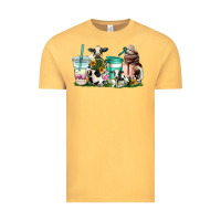 Vintage Mustard cow coffee cups Vintage Tee - AdoDesignShop