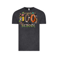 Vintage Black happy 100 americana football basketball day of sch Vintage Tee - RacoonDesign
