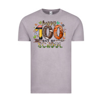 Vintage Zinc happy 100 americana football basketball day of sch Vintage Tee - RacoonDesign