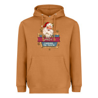Meerkat santa's coming to town Heavyweight Hoodie - MaliasSmallBusiness